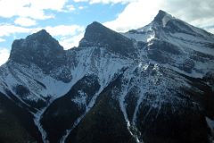11A The Three Sisters - Charity Peak, Hope Peak and Faith Peak From Helicopter Above Canmore In Winter.jpg